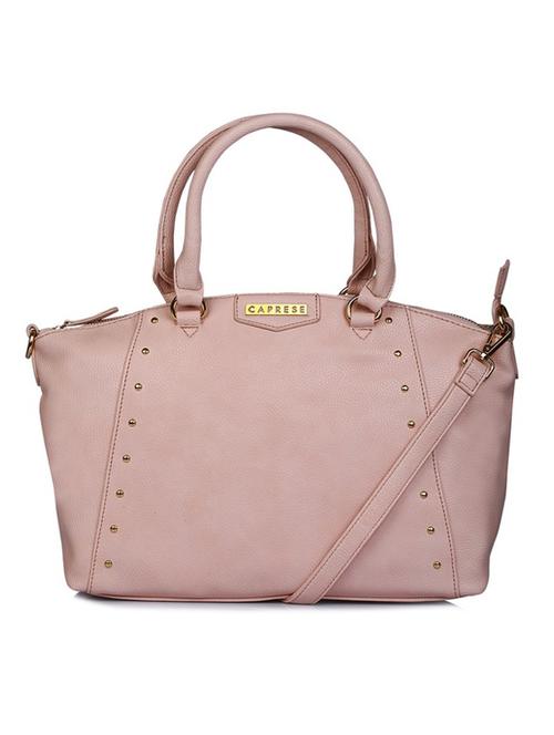 pink leatherette handbag with sling - 12391422 - Very Small Image - 1