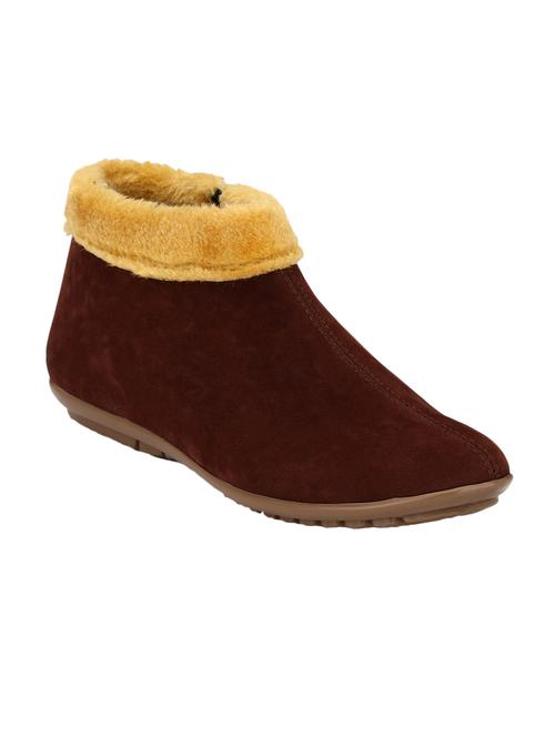 brown suede ankle boot - 12391875 - Very Small Image - 1