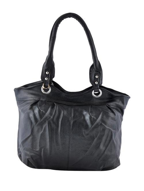 black leatherette handbag - 12391936 - Very Small Image - 1