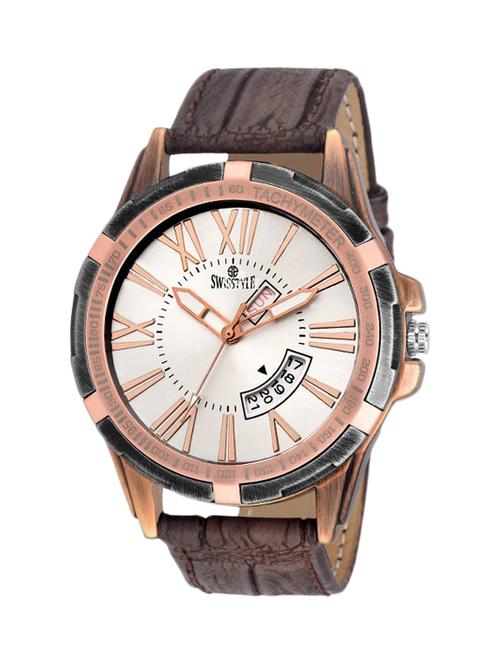 swisstyle white color dial watch for men - 12392191 - Very Small Image - 1