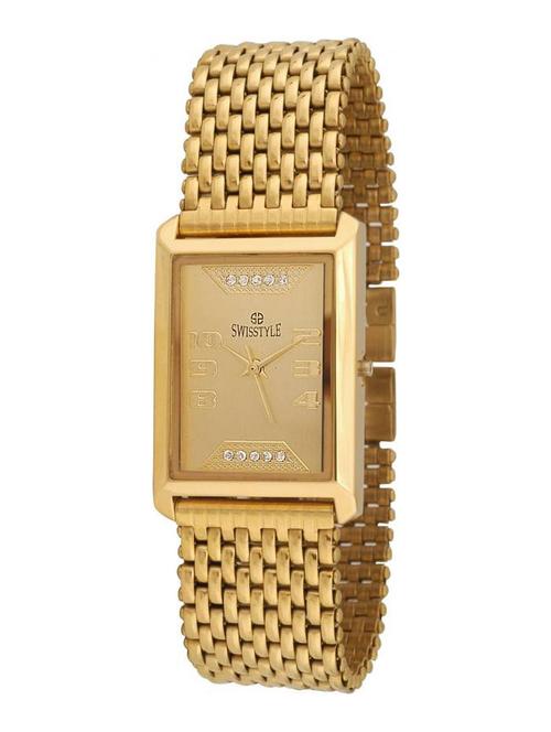 swisstyle gold color dial watch for men - 12392196 - Very Small Image - 1