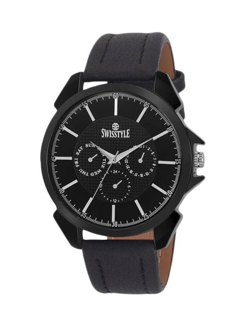 swisstyle black color dial watch for men - 12392208 - Very Small Image - 1
