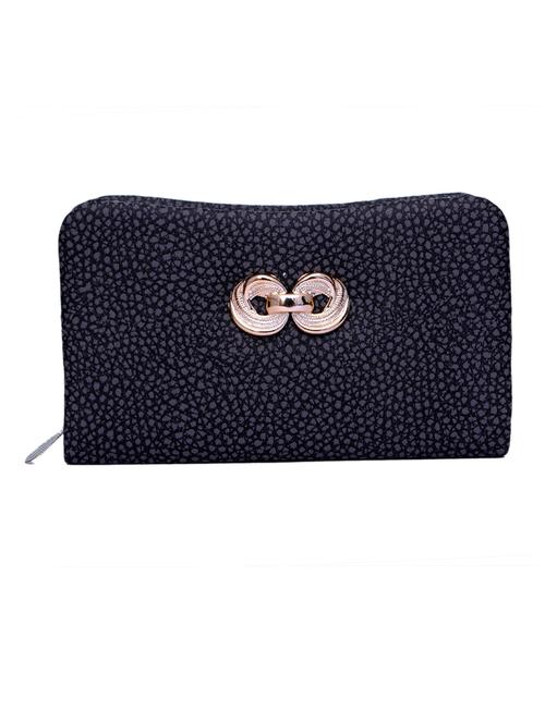 black rexene textured clutch - 12393821 - Very Small Image - 1