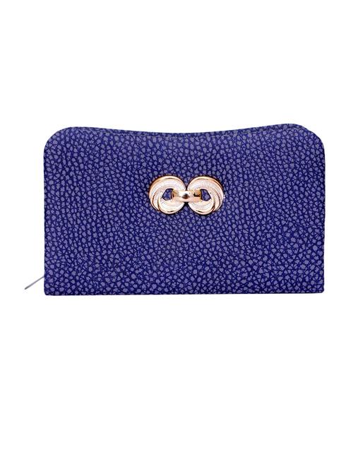 blue rexene textured clutch - 12393827 - Very Small Image - 1
