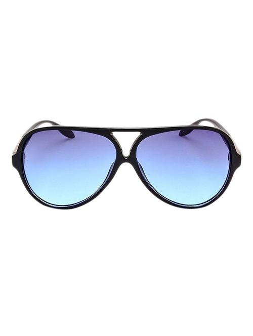 black plastic aviator men sunglass - 12394387 - Very Small Image - 1