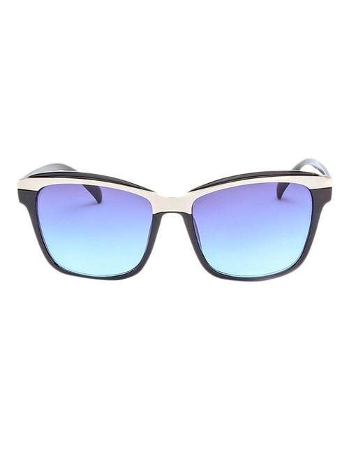 black plastic rectangle men sunglass - 12394427 - Very Small Image - 1