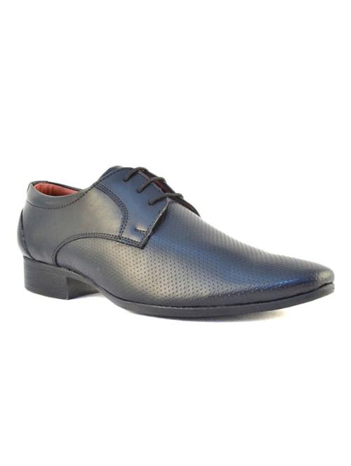 black pu derbies - 12395857 - Very Small Image - 1