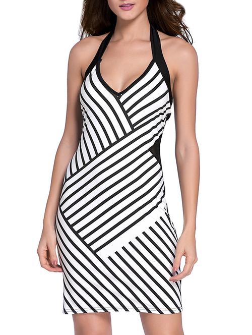 white bodycon dress - 12396100 - Very Small Image - 1