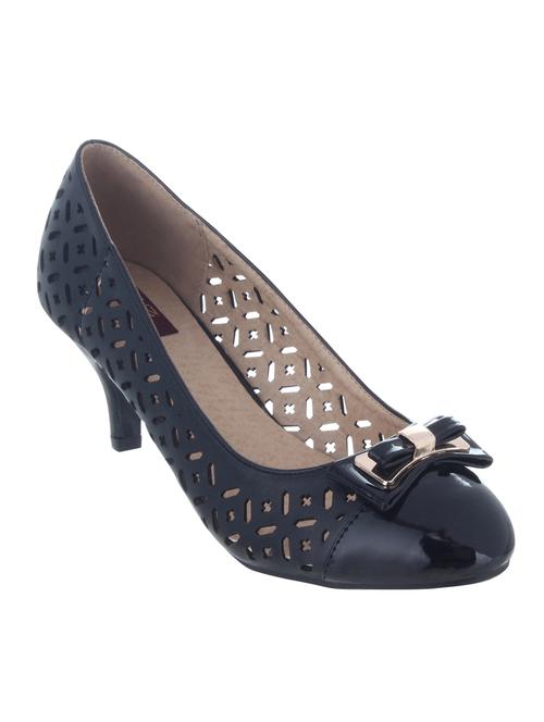 black synthetic cut work pump - 12398047 - Very Small Image - 1