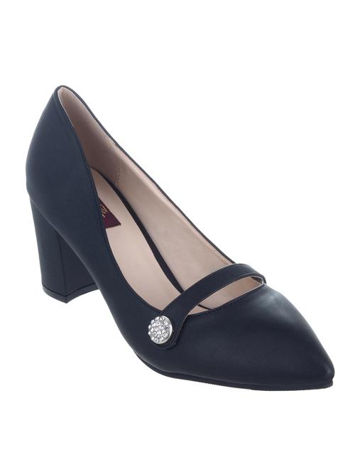 black synthetic pump - 12398074 - Very Small Image - 1