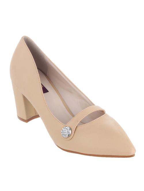 beige synthetic pump - 12398075 - Very Small Image - 1