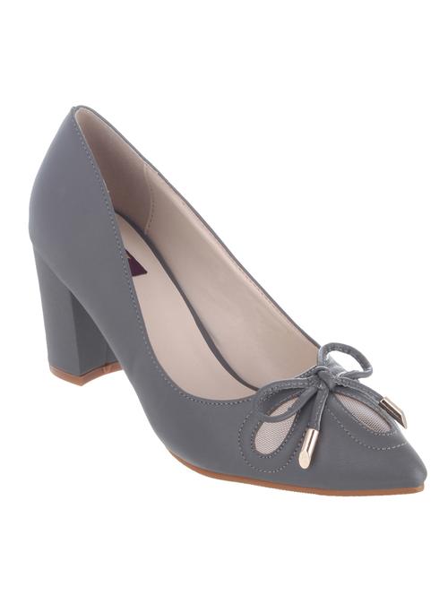 grey synthetic pump - 12398079 - Very Small Image - 1