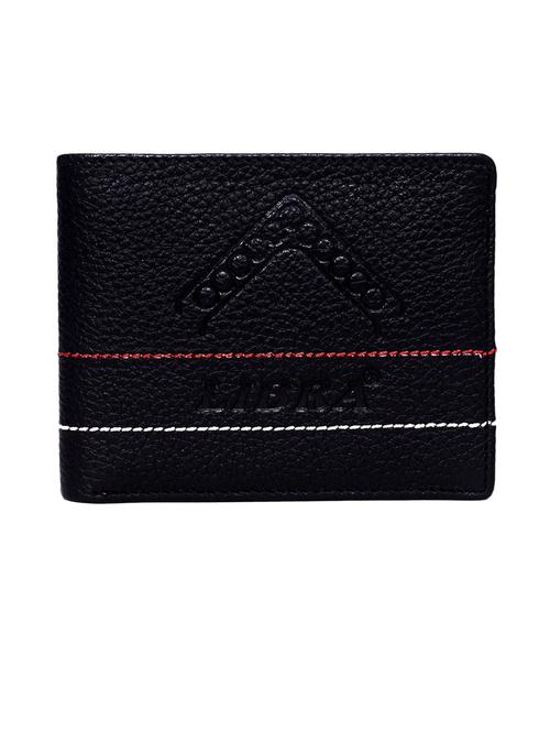 black leather textured wallet - 12398318 - Very Small Image - 1