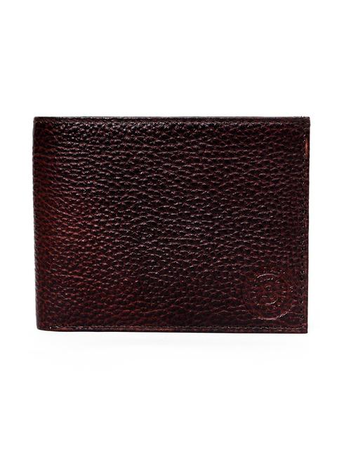 brown leather textured wallet - 12398327 - Very Small Image - 1