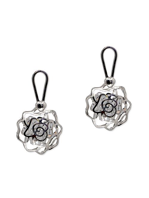 white brass stud earrings - 1240043 - Very Small Image - 1