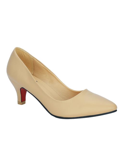 beige synthetic pump - 12403545 - Very Small Image - 1