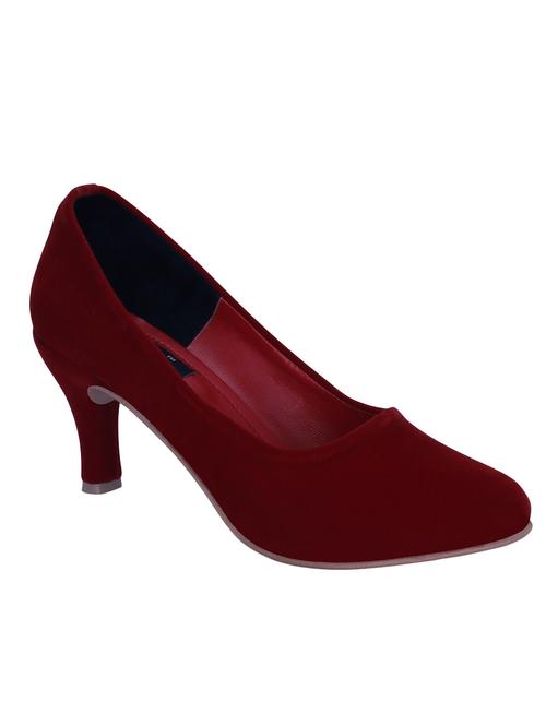 red suede slip on pumps - 12403569 - Very Small Image - 1