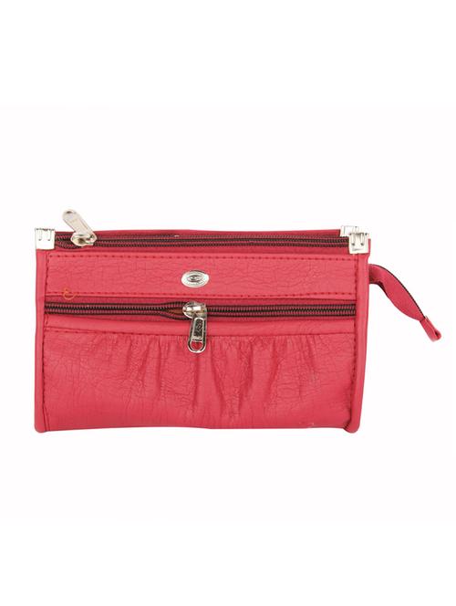 pink rexene textured clutch - 12404446 - Very Small Image - 1