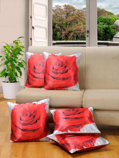 alina décor polyster set of 5 cushion cover - 12404596 - Very Small Image - 1