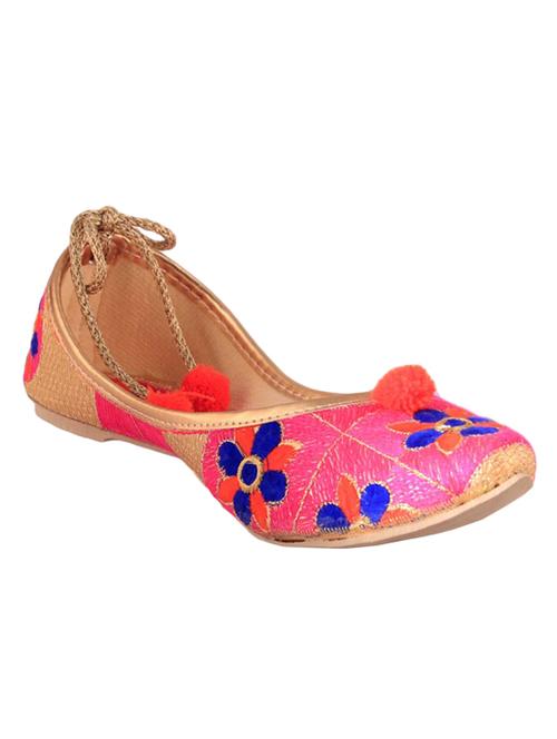 multi colored embroidered mojari - 12407602 - Very Small Image - 1