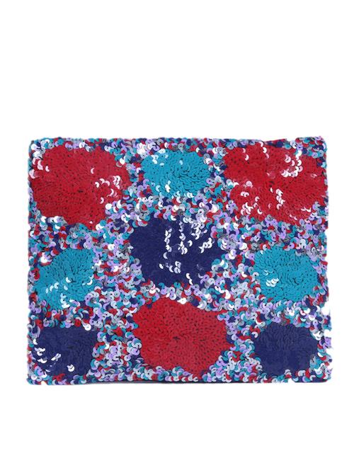 multi cotton embellished clutch - 12410108 - Very Small Image - 1