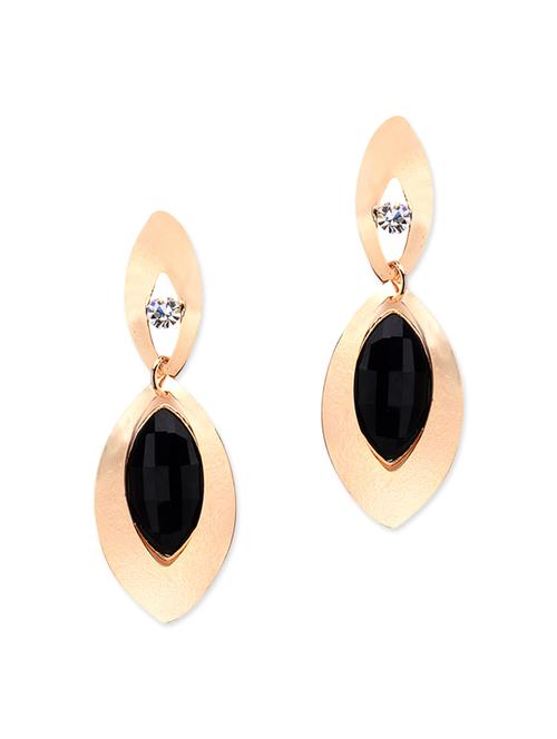 black metal drop earring - 12411333 - Very Small Image - 1