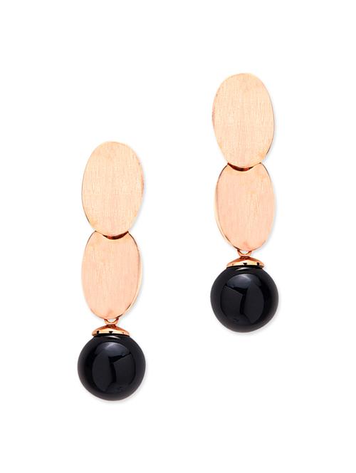 black metal drop earring - 12411340 - Very Small Image - 1