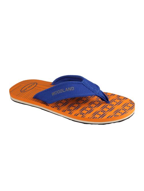 orange rubber flip flops - 12414560 - Very Small Image - 1