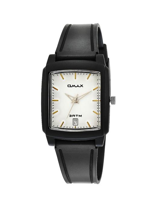 omax white color dial watch for men -fs160 - 12416419 - Very Small Image - 1