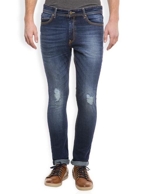 dark blue cotton jeans - 12418701 - Very Small Image - 1