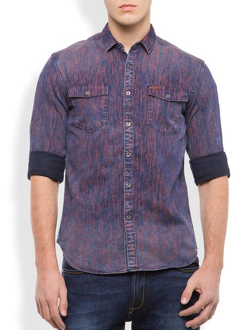 multi colored cotton casual shirt - 12418705 - Very Small Image - 1