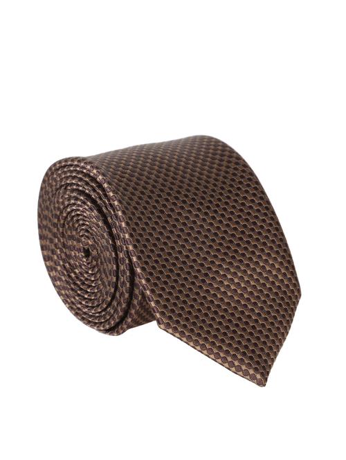 gold polyester woven tie - 12421550 - Very Small Image - 1