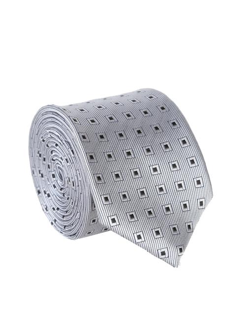 white polyester woven tie - 12421557 - Very Small Image - 1
