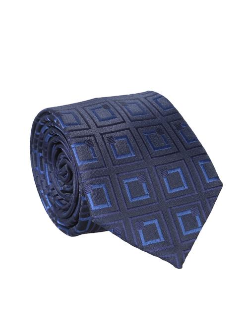 blue polyester woven tie - 12421592 - Very Small Image - 1