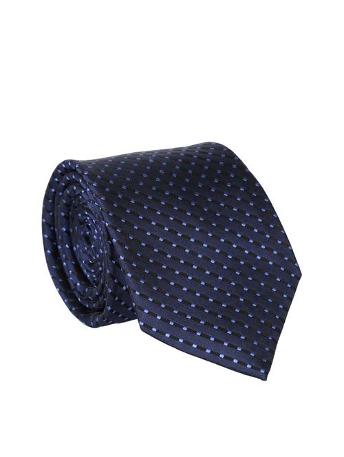 blue polyester woven tie - 12421609 - Very Small Image - 1
