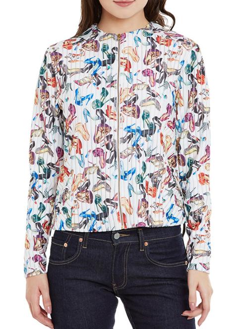 multicolored floral print jacket - 12422617 - Very Small Image - 1