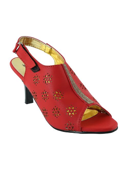 red synthetic sandal - 12424929 - Very Small Image - 1