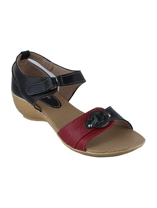 black synthetic sandal - 12424949 - Very Small Image - 1