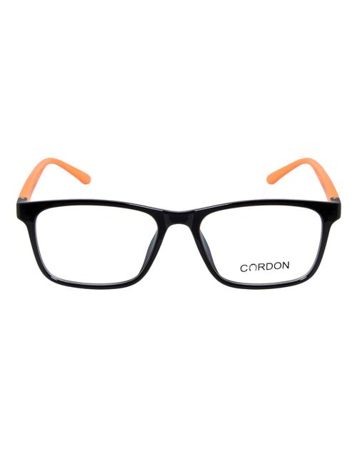 cardon black rectangular full rim eyeframe - 12427853 - Very Small Image - 1