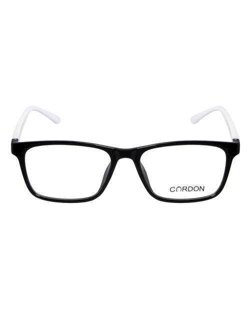 cardon black rectangular full rim eyeframe - 12427855 - Very Small Image - 1