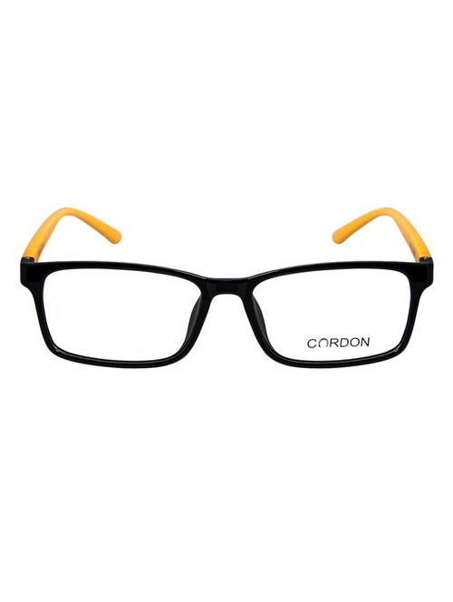 cardon black rectangular full rim eyeframe - 12427857 - Very Small Image - 1