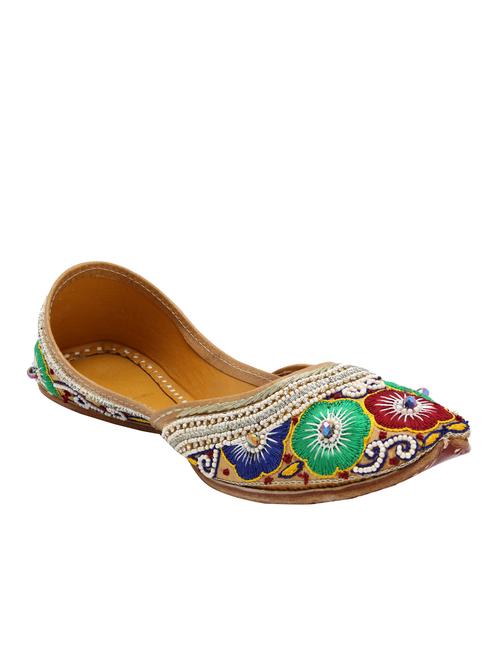 multi colored slip on mojari - 12432343 - Very Small Image - 1