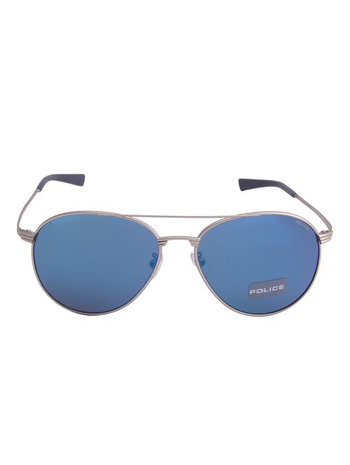 silver metal aviator men sunglass - 12442226 - Very Small Image - 1