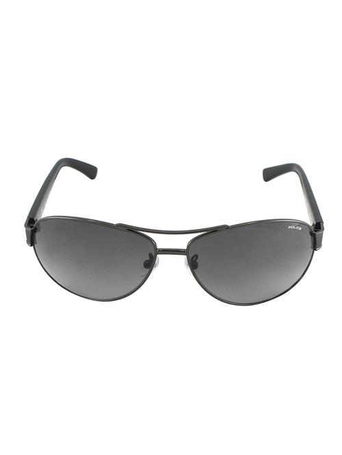 gunmetal metal aviator men sunglass - 12442241 - Very Small Image - 1