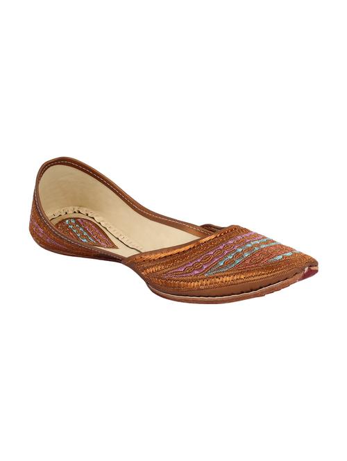 copper slip on mojari - 12442649 - Very Small Image - 1