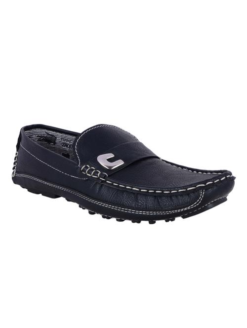 black synthetic slip on loafers - 12443559 - Very Small Image - 1