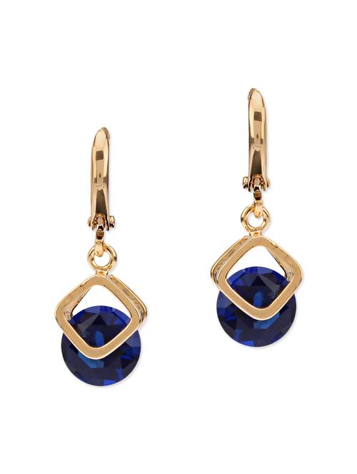 blue metal drop earring - 12446961 - Very Small Image - 1