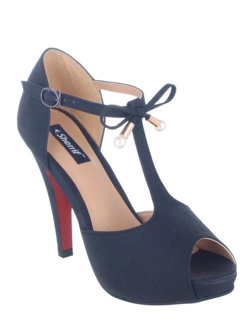 black ankle strap sandal - 12447339 - Very Small Image - 1