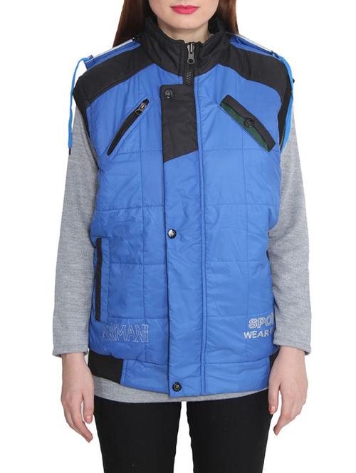 blue nylon jacket - 12451105 - Very Small Image - 1