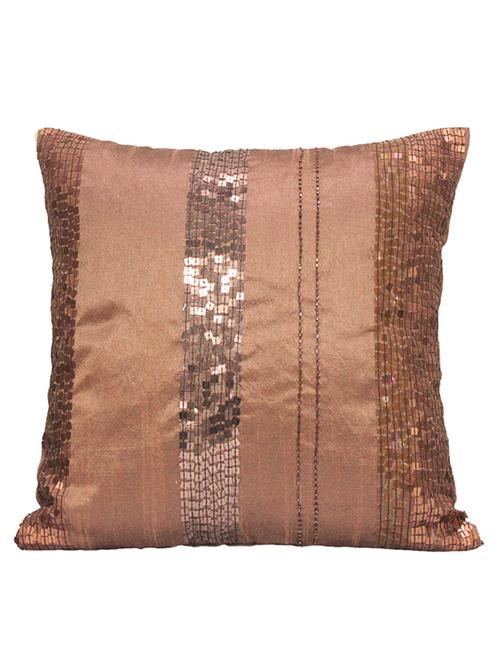 brown seqence cushion cover (set of 2) - 12451598 - Very Small Image - 1
